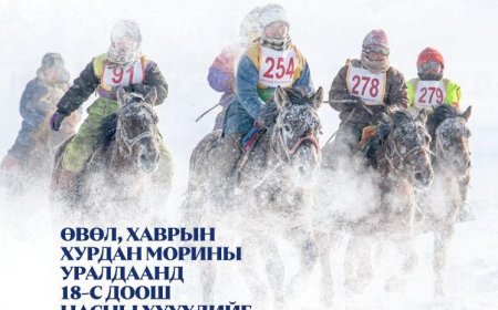 ӨВӨЛ, ХАВРЫН УЛИРАЛД ЗОХИОН БАЙГУУЛАГДАЖ БУЙ ХУРДАН МОРИНЫ УРАЛДААНД 18-С ДООШ НАСНЫ ХҮҮХДИЙГ ОРОЛЦУУЛАХГҮЙ